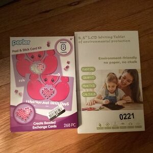 Peeler card kit & writing tablet